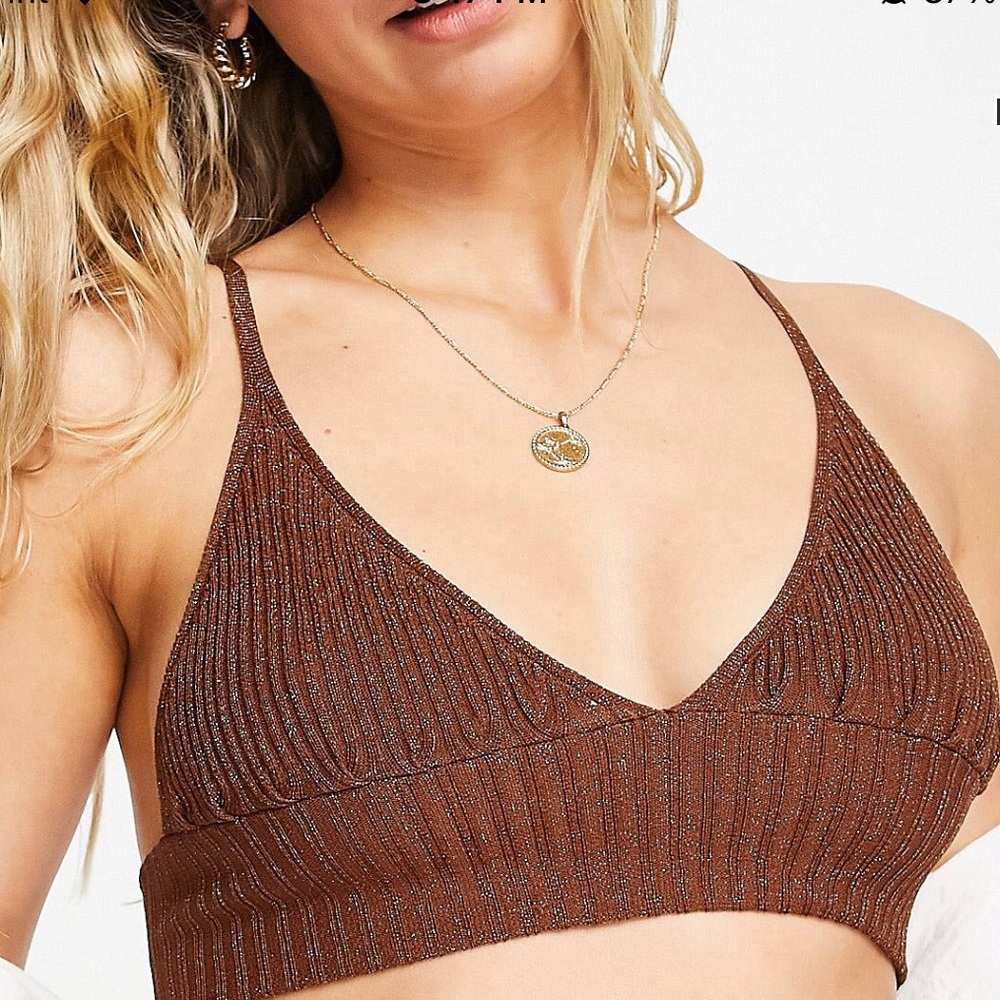 NWT Free People Ellery Longline Bra